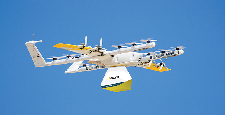 Drones para el suministro de productos de alta prioridad en hospitales