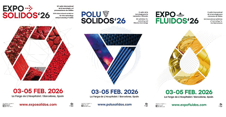 Exposólidos, Polusólidos y Expofluidos 2026 se encuentra ya al 94 % de su ocupación