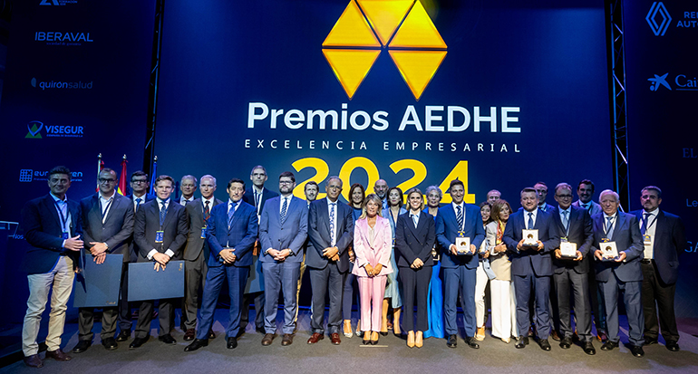 TIPSA premiada por su compromiso con la Responsabilidad Social Corporativa en los Premios a la Excelencia Empresarial de AEDHE 